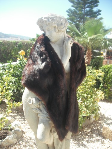 Beautiful fur stole pure - fur,