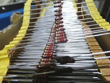 50 120R 0.25W Piher PR25 vintage resistors 1/4W 120 ohm