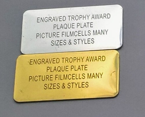 Engraved trophy award plaque - engraved,