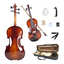 4/4 Violin with Solid Flamed
