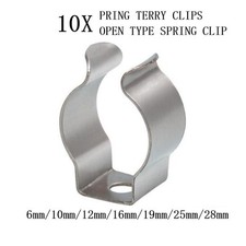 10PCS SPRING TERRY CLIPS OPEN