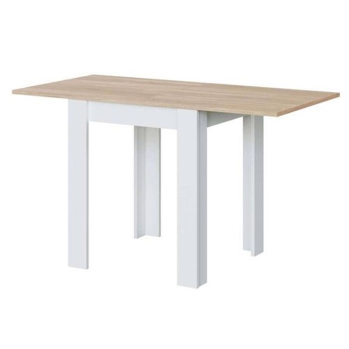 White and light oak - white,