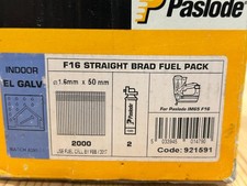 Paslode 921951 Galvanised Brad Nails F16 1.6 x 50mm IM65