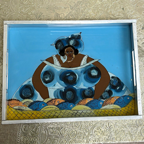 Senegalese reverse glass