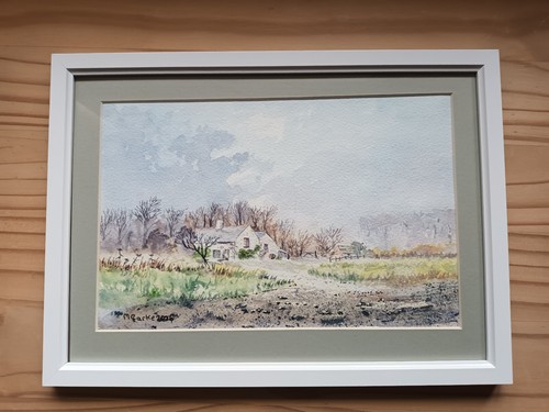 Framed original watercolour