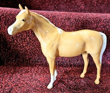 Beswick Palomino Gloss Bois Roussel Race Horse No.701 -GT33