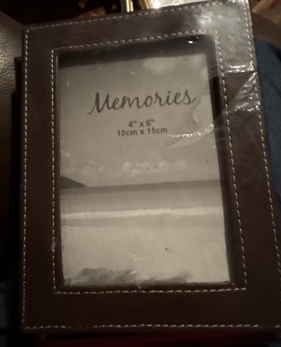 Faux leather 4x6 photo - leather,