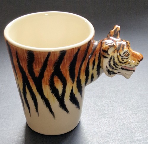 Blue witch tiger - witch, mug