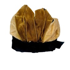 Vtg Velvet Pleated Cocktail