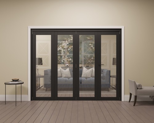 Internal bifold doors black - bifold,