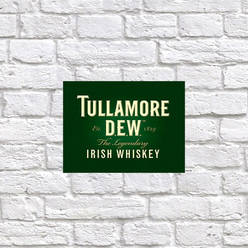 Tullamore dew retro - dew,, tin