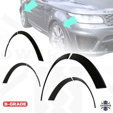 Painted Black SVR Style wheel arch spat for RangeRover Sport L494 wide extension