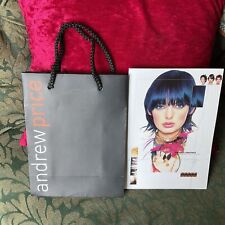*ANDREW PRICE HAIRDRESSING SALON SMALL CARRIER BAG & CUSTOMER CHRISTMAS CARDUSED