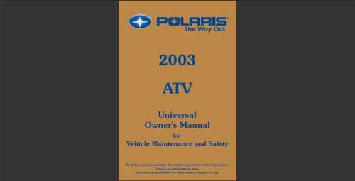 2003 polaris universal - polaris,