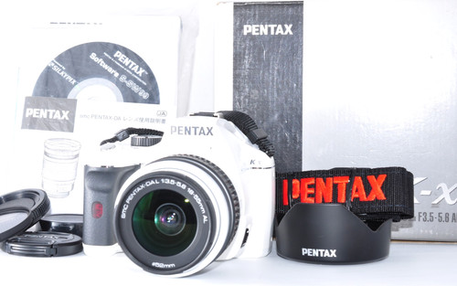 Pentax white 12 4mp - pentax, k-x