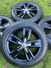 RARE 4 x GENUINE 17" VW TRANSPORTER T6 T5 CALIFORNIA OCEAN ALLOYS WHEELS TYRES