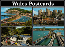 Wales Postcards 1950s 1960s