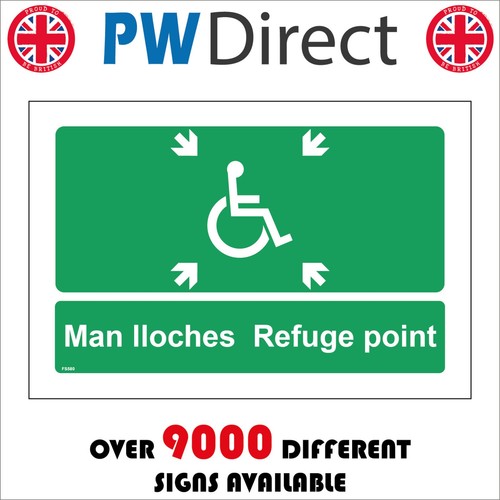 Sign man iloches refuge - man, point