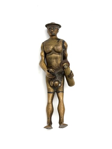 Antique erotic figural wick - erotic,