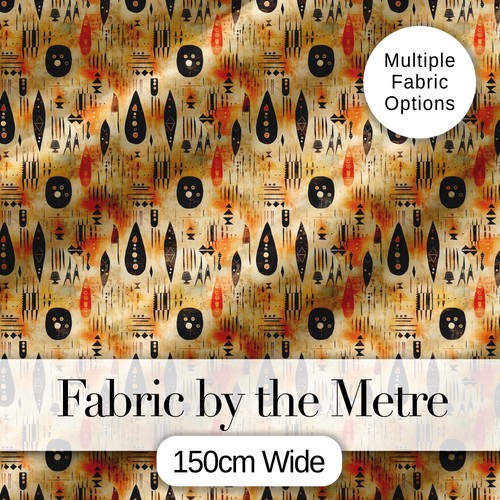 Earthy tribal ethnic abstract - tribal,