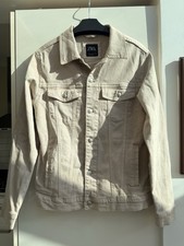 Zara Men's Beige Denim Jacket