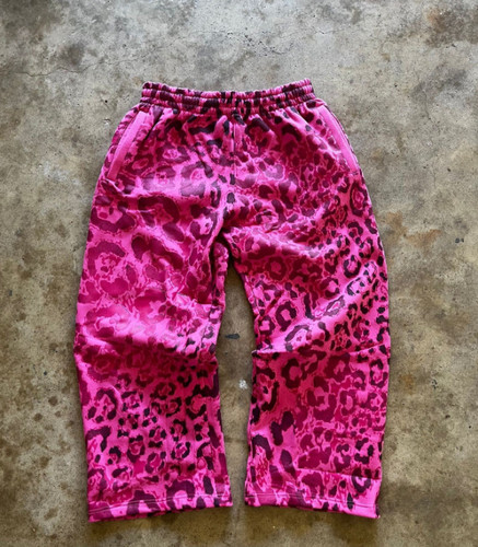 Unisex leopard print tracksuit - leopard,