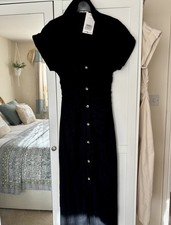 Zara Black Linen Viscose