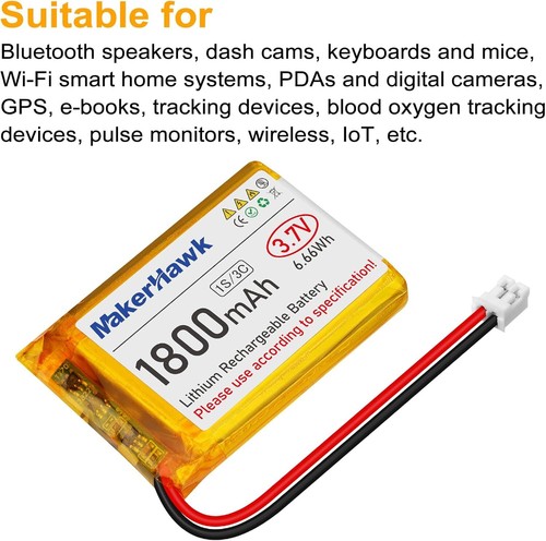 1800mah rechargeable 1s - 3.7v,