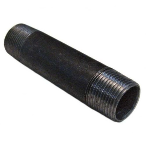 Black iron threaded pipe - black,