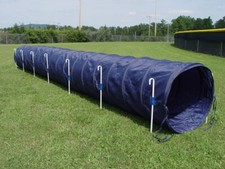 Dog Agility Tunnel with Stakes