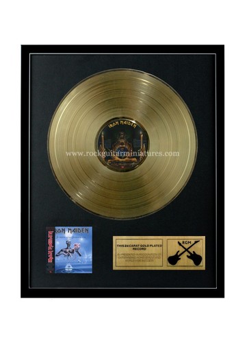 Rgm1025 iron maiden gold disc - iron,
