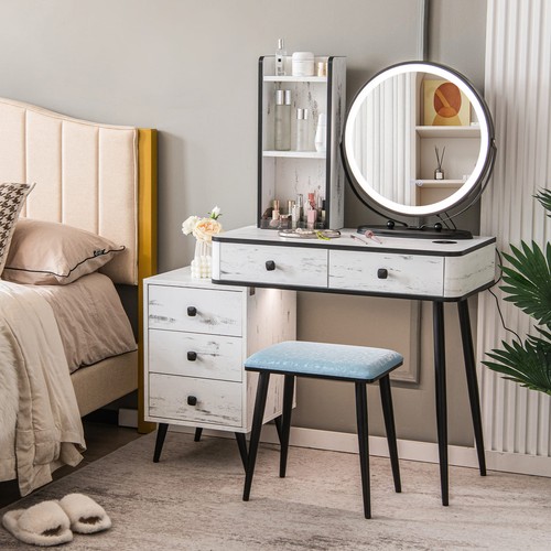 Vanity table set lighted - vanity,