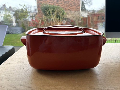 Vintage aubecq enamel - vintage,
