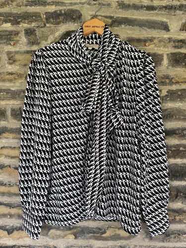 Coast black white - black, houndstooth