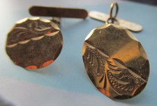 Fine Vintage 9ct gold cufflinks.