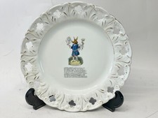 VINTAGE WINCHESTER COLLEGE TRUSTY SERVANT COLLECTOR PLATE POETIC EMBLEM DESIGN
