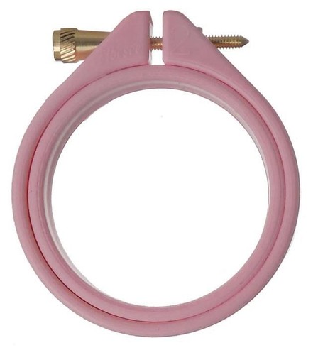 Mini embroidery hoop pink 2 - hoop, 2"