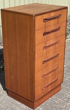 SUPERB RETRO TEAK G PLAN  6 DRAWER CHEST VERY CLEAN WE DELIVER