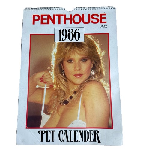 Penthouse 1986 calendar - penthouse,