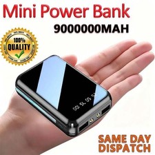 90000000mAh Power Bank Portable Fast Charger Battery Pack 2 USB for Mobile Phone