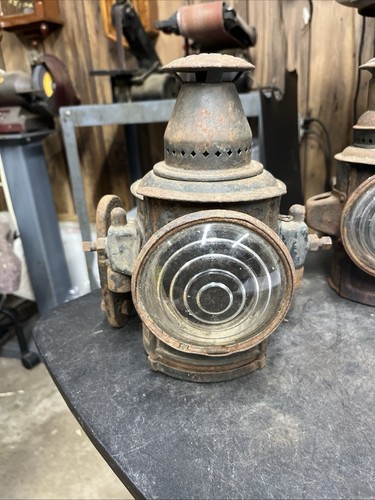Vintage railroad adlake - railroad, lamp
