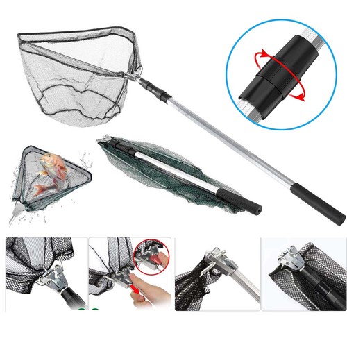 Landing net telescopic - telescopic, folding