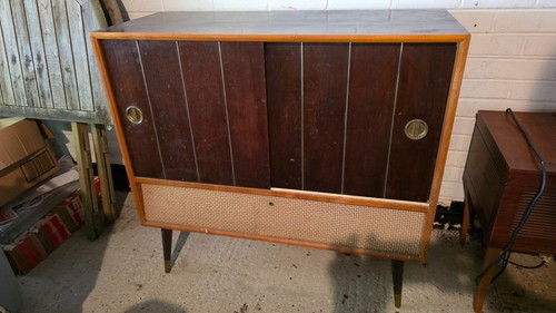 1950s vintage hmv radiogram - 1950s,