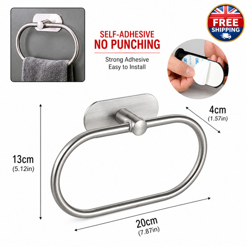 Bathroom towel ring rack - towel,