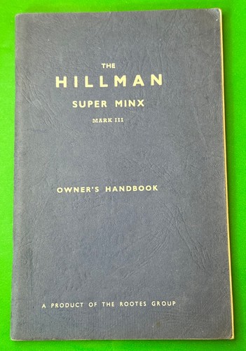 Hillman super minx mkiii - hillman,