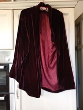 LAURA ASHLEY  BURGUNDY SILK