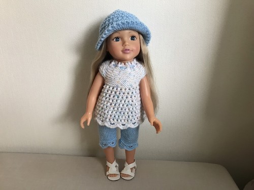 Hand knitted dolls clothes - knitted,