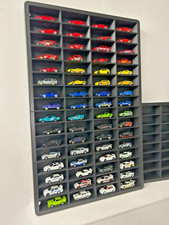 Hot Wheels 64 VERTICAL Car Model Display Cabinet for  Diecast Car Matchbox 1/64