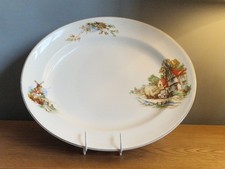 Large oval serving plate - large,