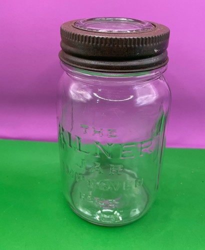 Vintage glass kilner - x1,